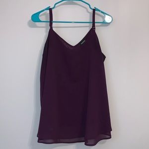 Torrid | Plum Double Layer Chiffon Cami
